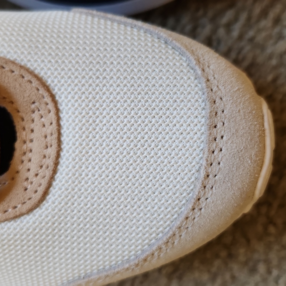Puma White and Beige Athletic Shoes - Picture 2 of 8